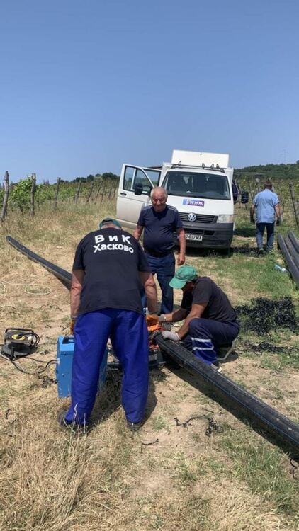 Екипи на ВиК ще присъединяват подменен водопровод за село Александрово