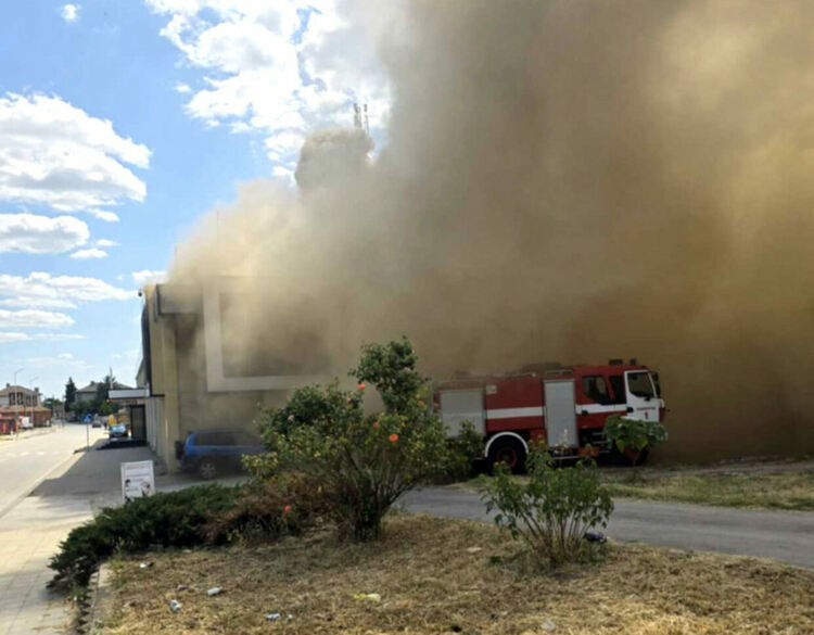 Пожар в казино в Свиленград