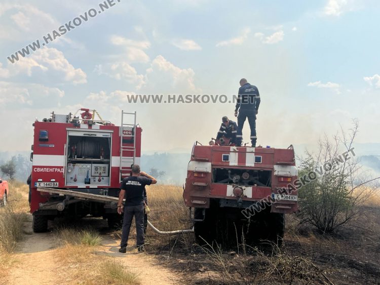 3500 дка гора, ниви и пасища изпепели пожарът край Васково 