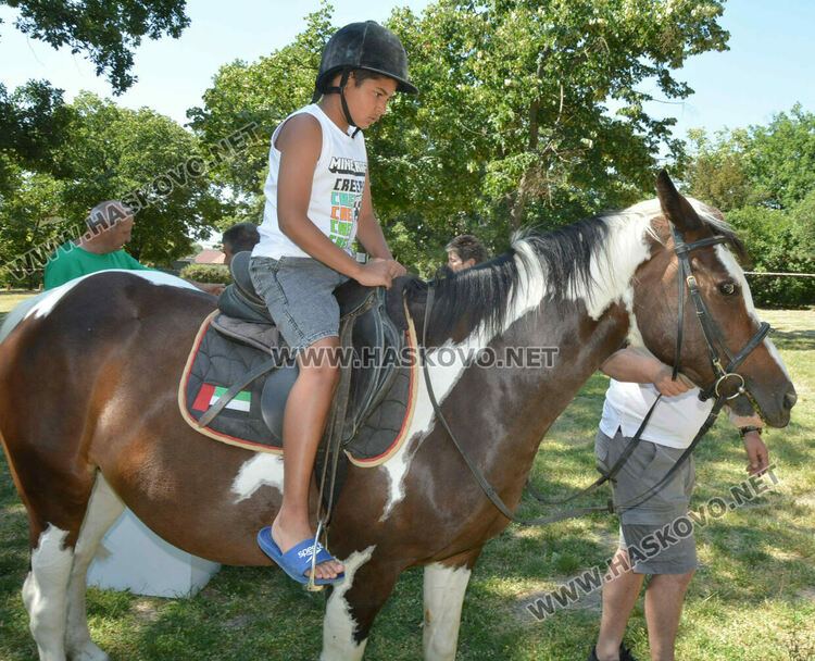 С венец от 77 ½ ароматни и лековити билки и конна езда започна Еньовден в Хасково 