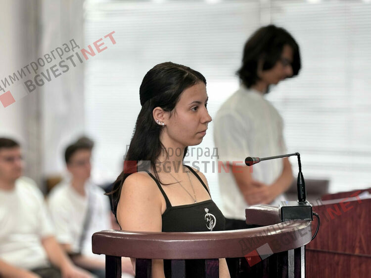 Ученици разиграха симулативен съдебен процес за вандалско замърсяване на шадравана в центъра на Димитровград