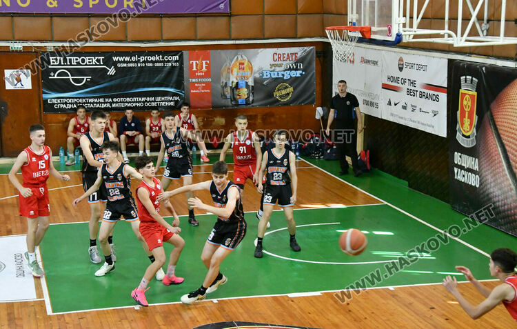 Баскетболистите на „Хасково“ са вицешампиони в Първа дивизия при юношите до 16 г.