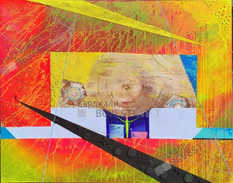 Мая Мечева и Елиза Ковачева-Цокова с изложба "Между два свята"