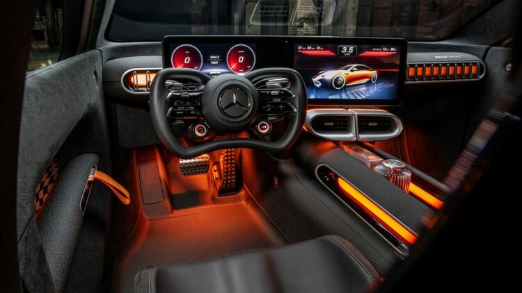 Mercedes-AMG ни показва как ще изглежда бъдещето на спортните седани в електрическата ера