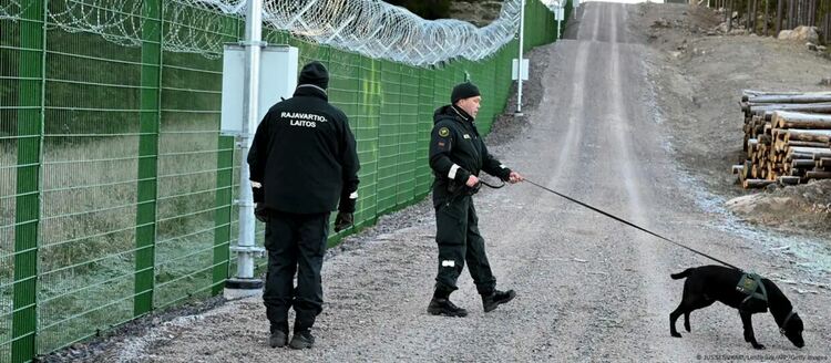 Граничен патрул на Финландия край Иматра