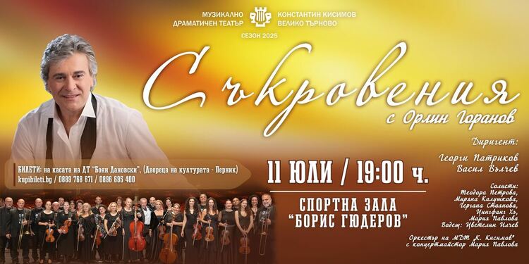 Поради технически причини се отменя концерт-спектакълът „СЪКРОВЕНИЯ“