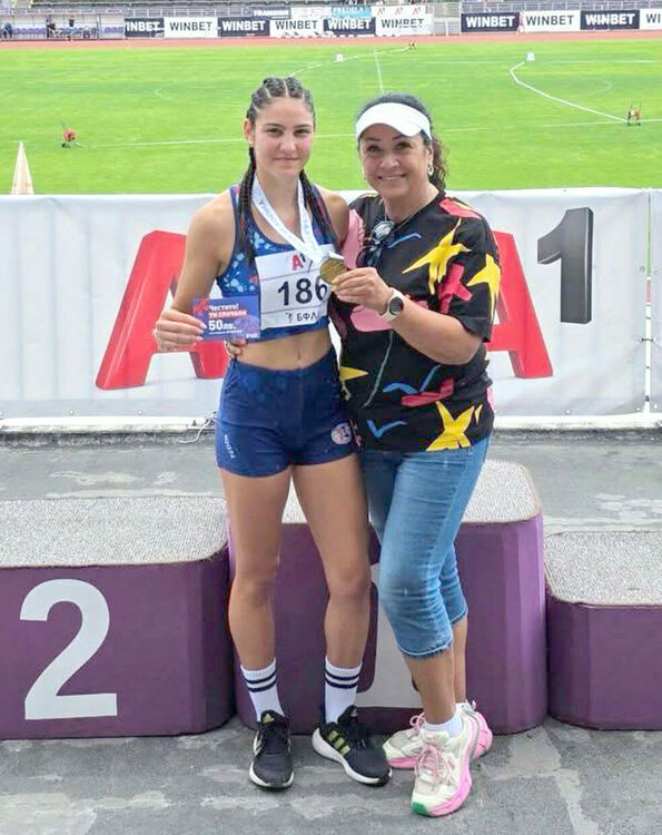 Цветка Дякова с титла и лично постижение на шампионата по лека атлетика