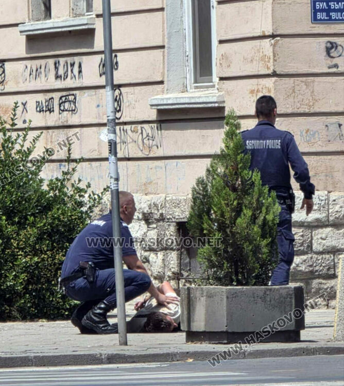 Французин опита да избяга и го проснаха в центъра на Хасково