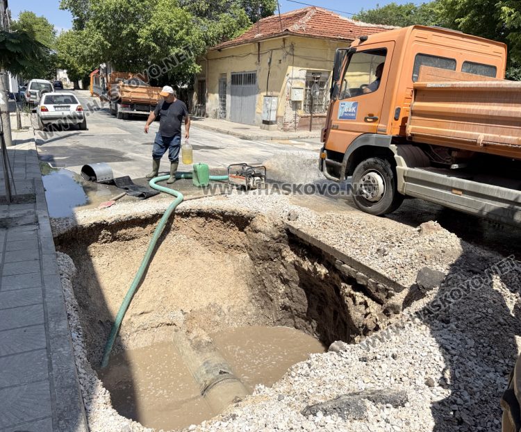 Хасковски квартали са без вода заради авария