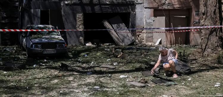 Разрушения в Одеса след удар с руски дрон