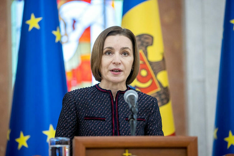 Президентът на Молдова Мая Санду
