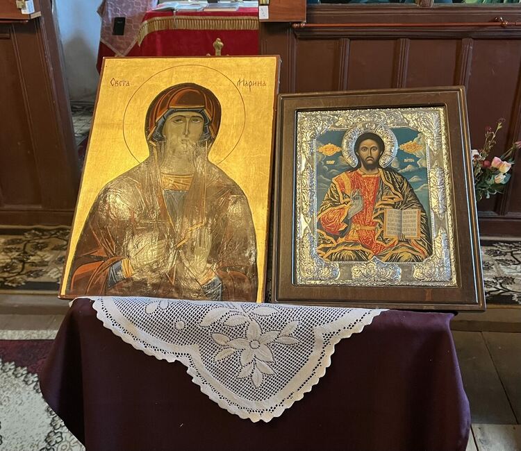 В с. Мандра почетоха света Марина. Раздадоха курбан, приготвен с лековита вода от аязмото