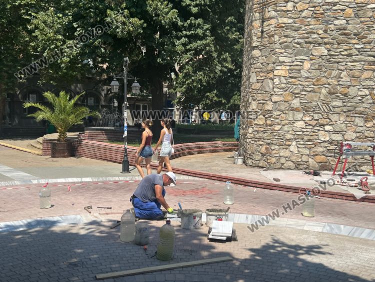 Обновяват частично центъра на Хасково