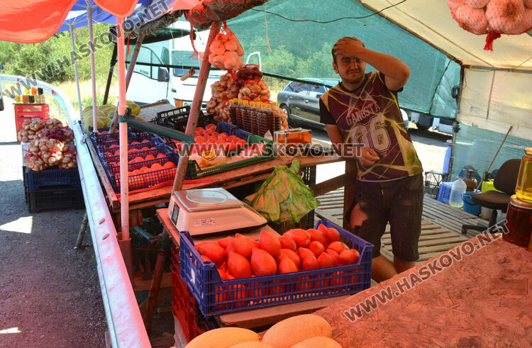 Затвориха много незаконни сергии край пътя от Хасково към Кърджали