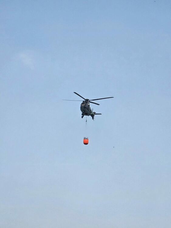 Голям пожар избухна между Долни Воден и Горни Воден