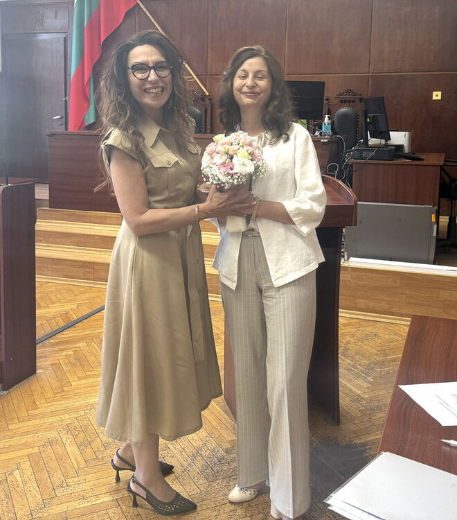 Милена Петева встъпи в длъжност като председател на Окръжен съд-Хасково