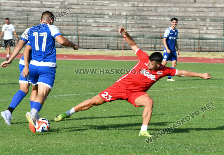 ОФК „Хасково“ загуби последната си контрола