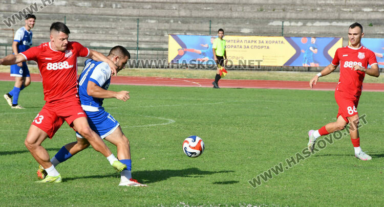 ОФК „Хасково“ загуби последната си контрола