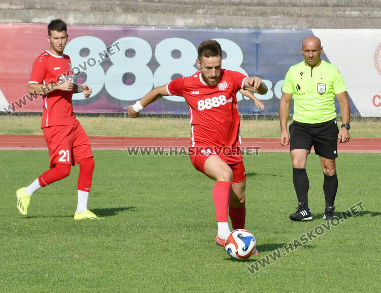 ОФК „Хасково“ загуби последната си контрола