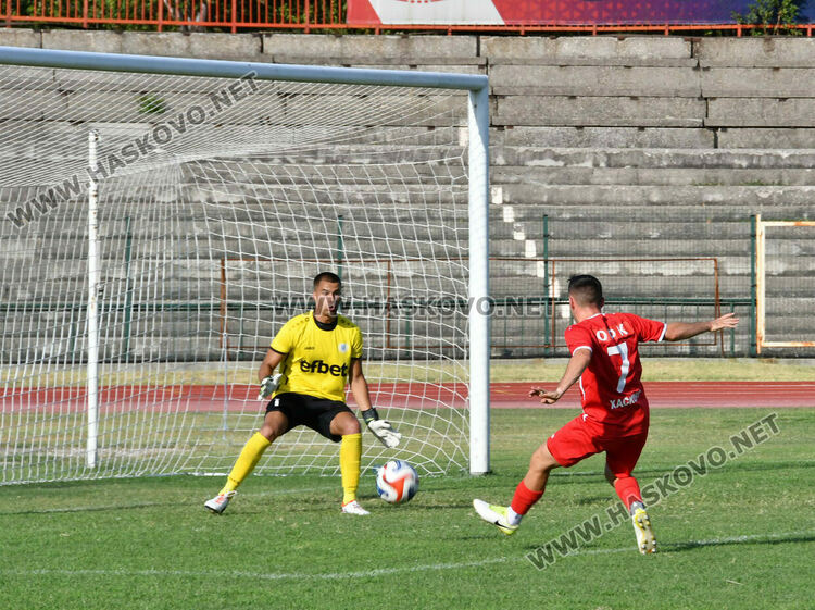 ОФК „Хасково“ загуби последната си контрола