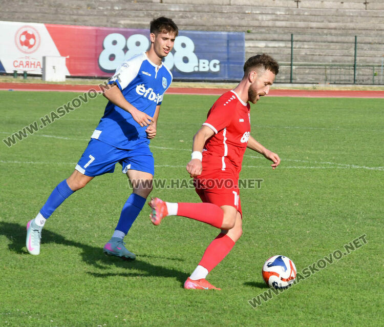 ОФК „Хасково“ загуби последната си контрола