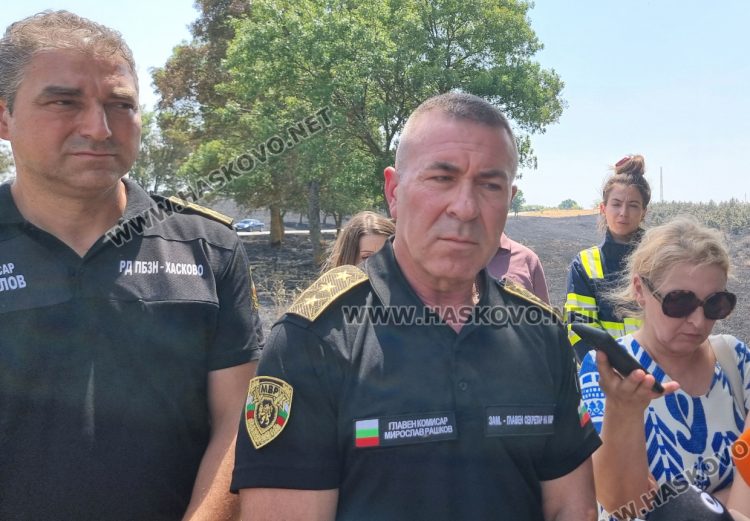 Главният секретар на МВР в Радовец: 90% от пожарите са от човешка дейност и немарливост