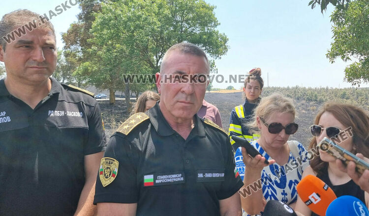 Главният секретар на МВР в Радовец: 90% от пожарите са от човешка дейност и немарливост