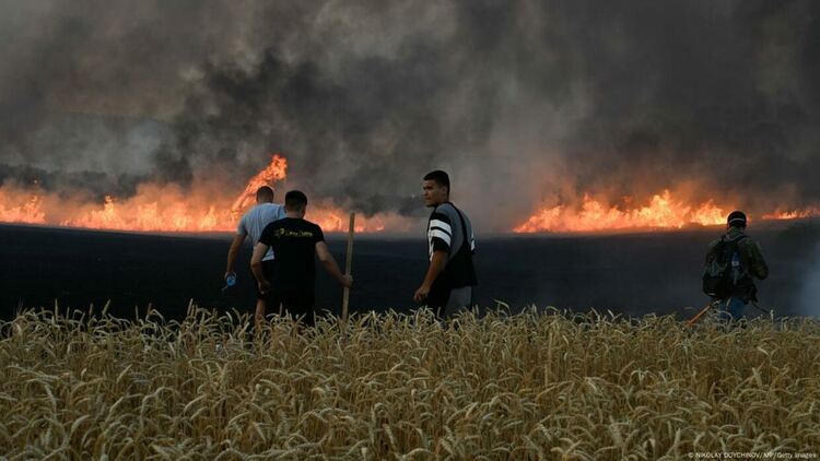 На множество места в България бушуват пожари