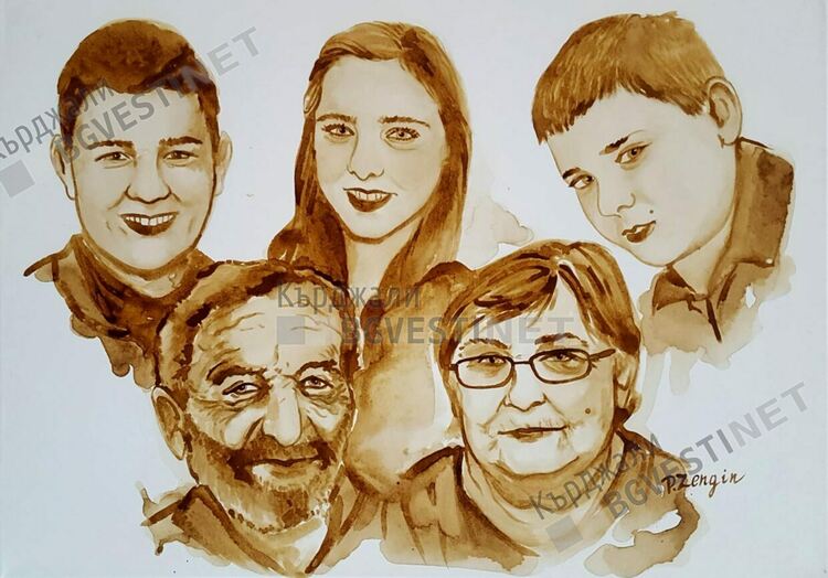 Петя Зенгин-художничката от Кърджали, която рисува портрети с кафе