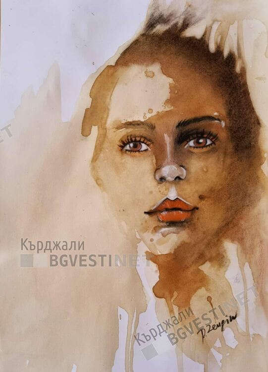 Петя Зенгин-художничката от Кърджали, която рисува портрети с кафе