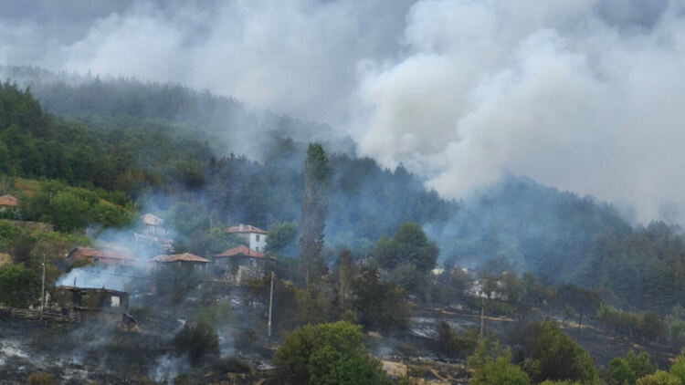 Пожар изпепели три къщи и две стопански постройки в момчилградското село Седефче