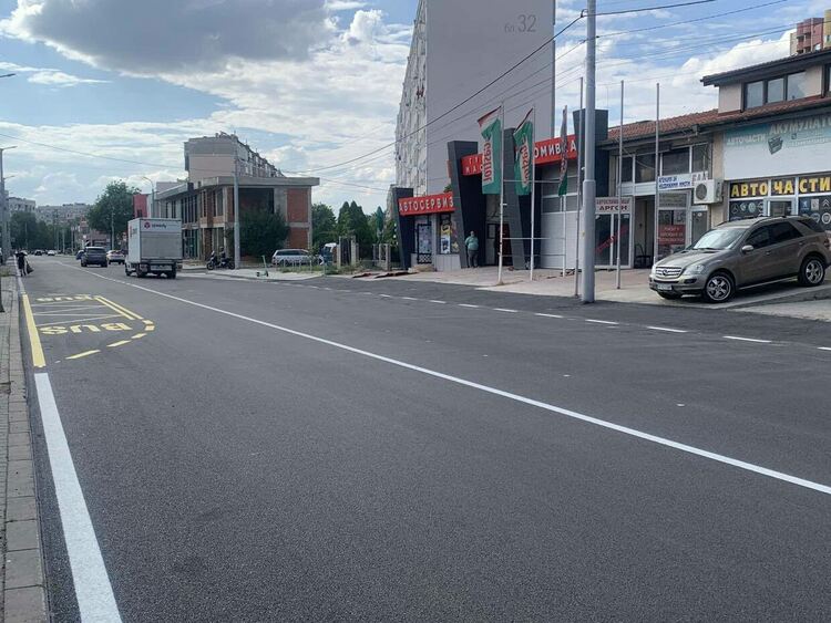 Днес бе възстановено движението на градския транспорт по ул. „Благой Гебрев“ в квартал „Изток“