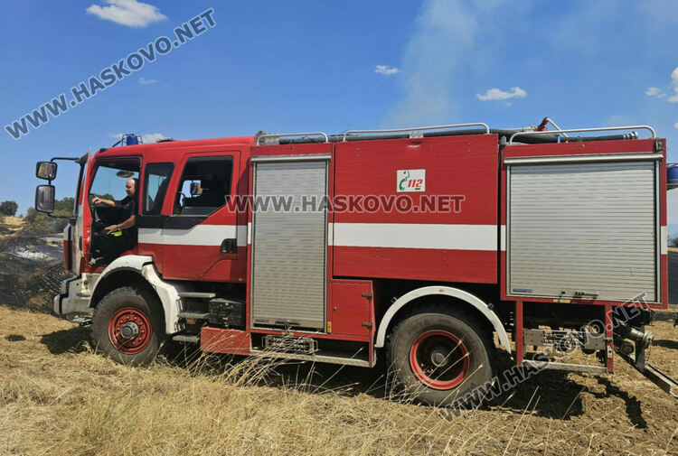 Обявиха частично бедствено положение заради пожара в Харманлийско