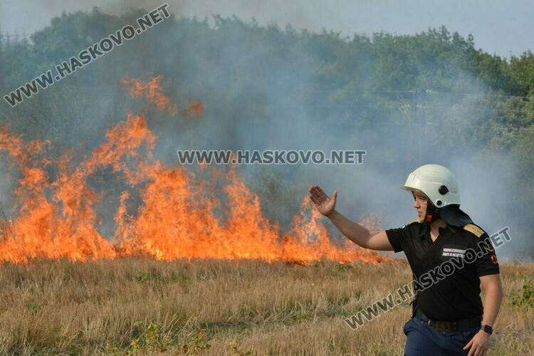 12 екипа се борят с новия пожар в Сакар с площ от над 5000 декара 