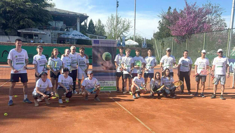 Немски тенис таланти на подготовка в Хасково