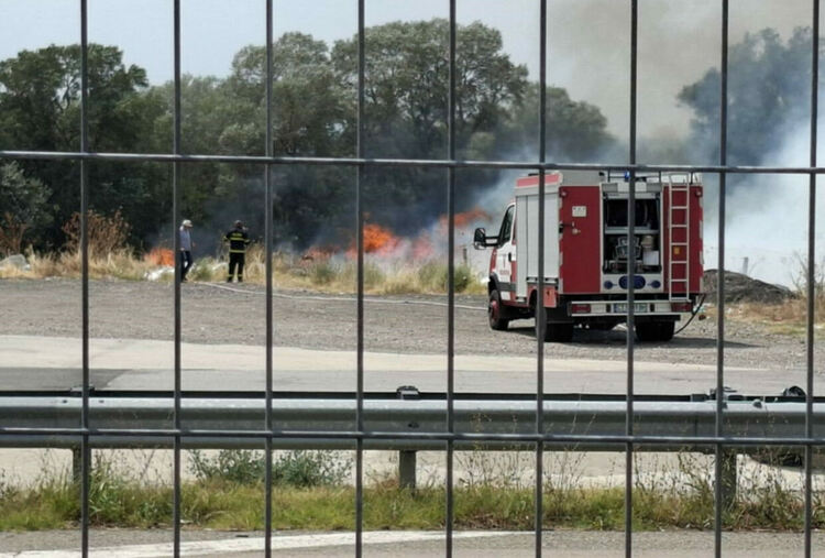 Пожарът между Харманли и Любимец е ограничен на всички фронтове