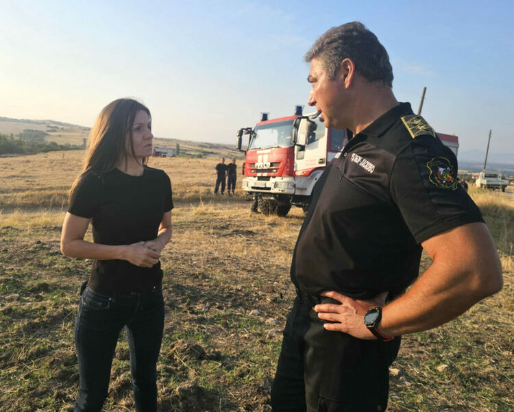 Пожарът между Харманли и Любимец е ограничен на всички фронтове