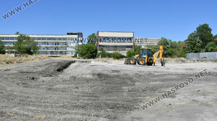 Започна изграждането на хеликоптерна площадка край АГО-Хасково