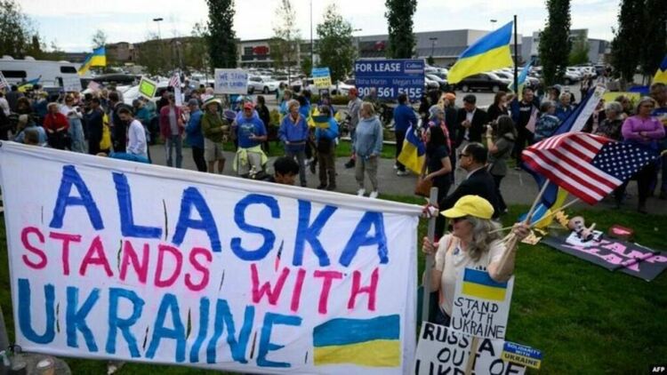 Протест в Анкоридж.