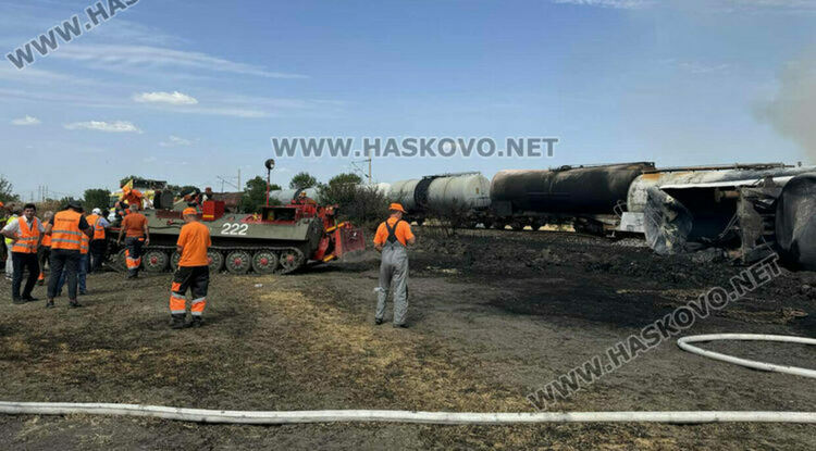 Ремонтът на жп линията край Пясъчево ще продължи до вторник