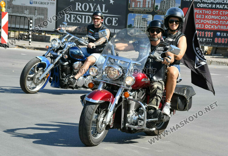 Рокери отбелязаха рождения ден на HASKOVO RIDERS MCC  с почетна обиколка