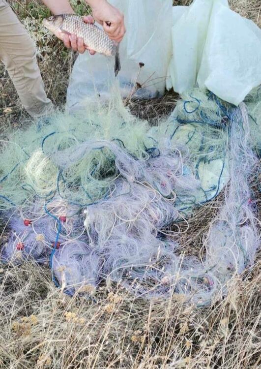 Хванаха бракониер с над 10 кг риба и 100 метра мрежи в кола край язовир „Тракиец“