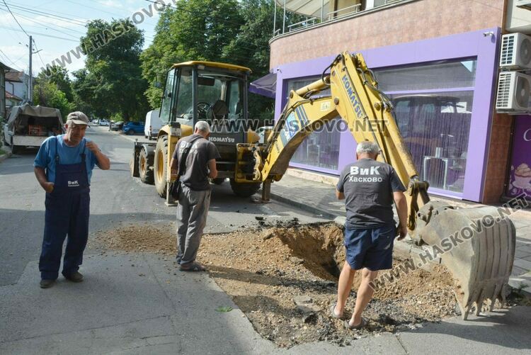 Пет хасковски квартала и десетки села в региона са без вода заради аварии