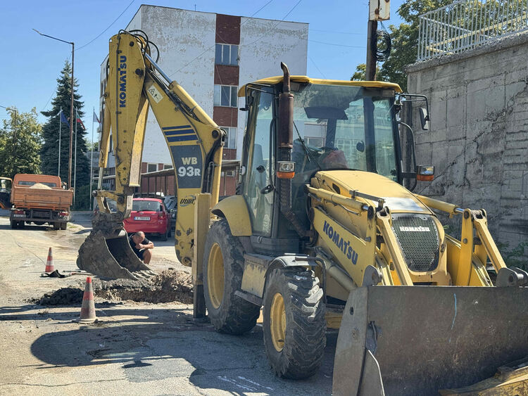 Аварията до завод „Родина“ в Хасково