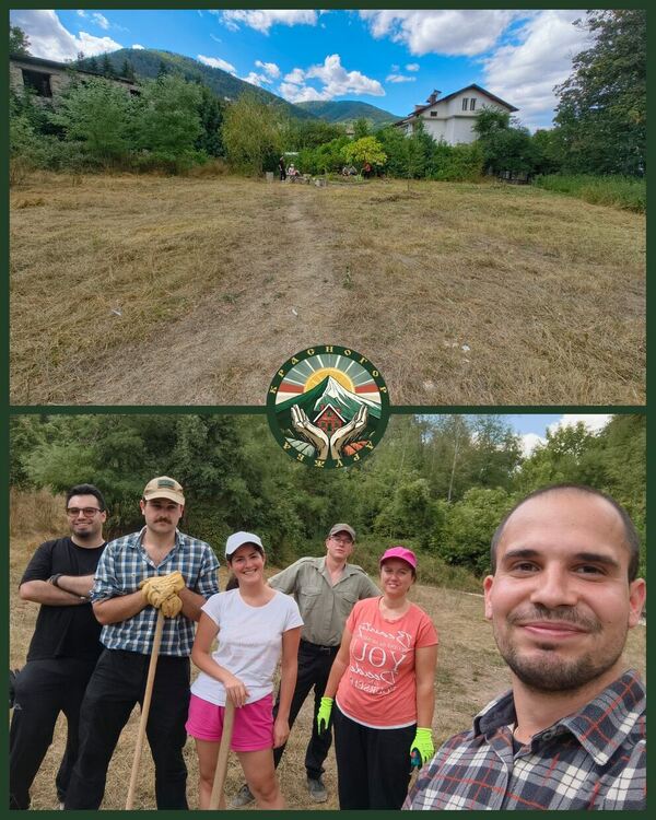 Доброволци от „Дружба Красногор“ освежиха площадка в Смолянския квартал Устово