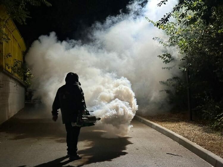 Поредно пръскане срещу комари в Хасково