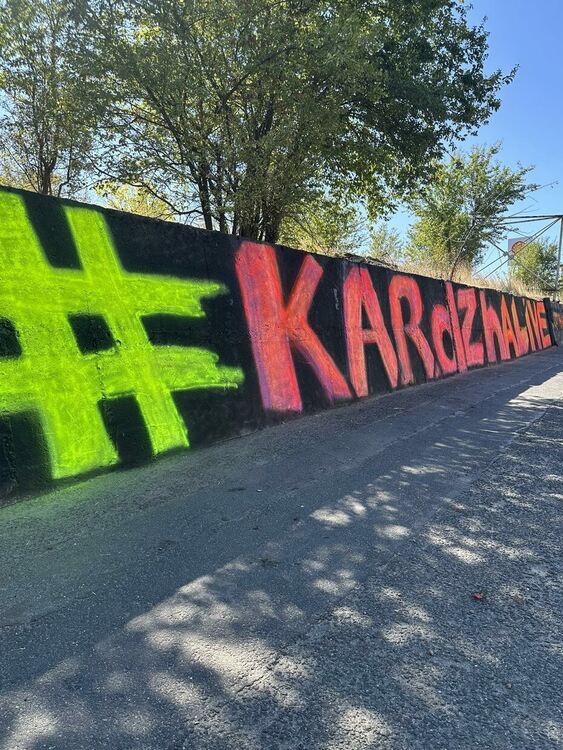 Младежки център – Кърджали с ново позитивно послание чрез уличен графит