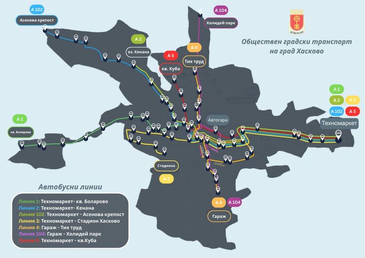 Изцяло екологичен градски транспорт в Хасково от 1 септември