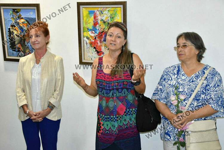Откриха изложбата с творби от Националния пленер по живопис „Хасково – цветна палитра“