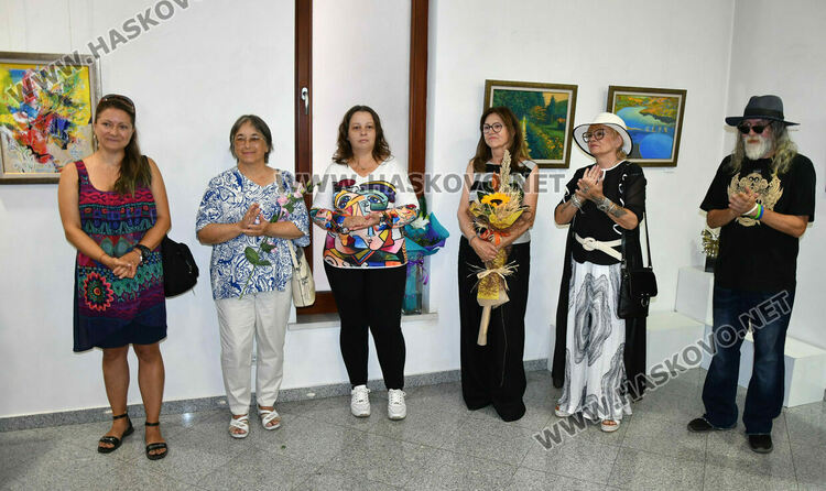 Откриха изложбата с творби от Националния пленер по живопис „Хасково – цветна палитра“